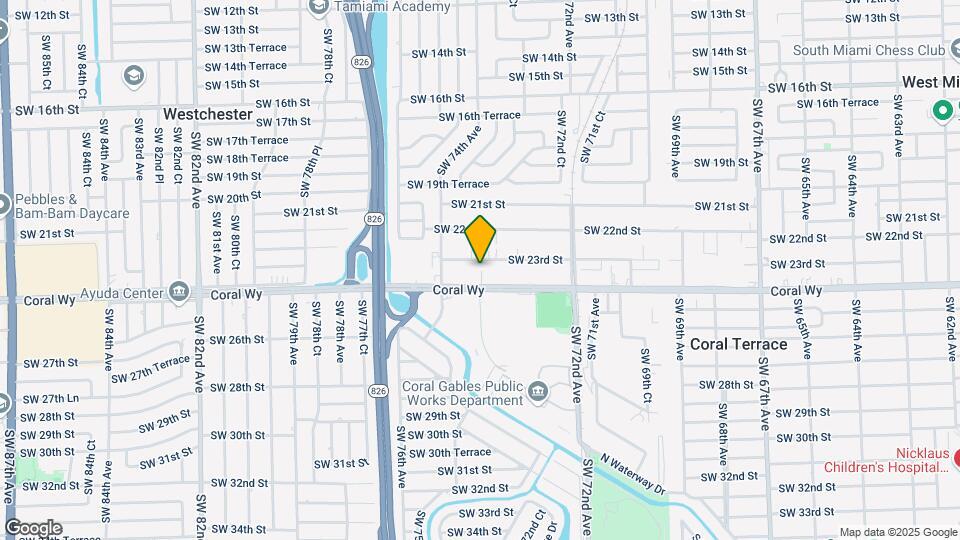 7420 SW 23rd St Mapa y Detalles de la Ubicación
