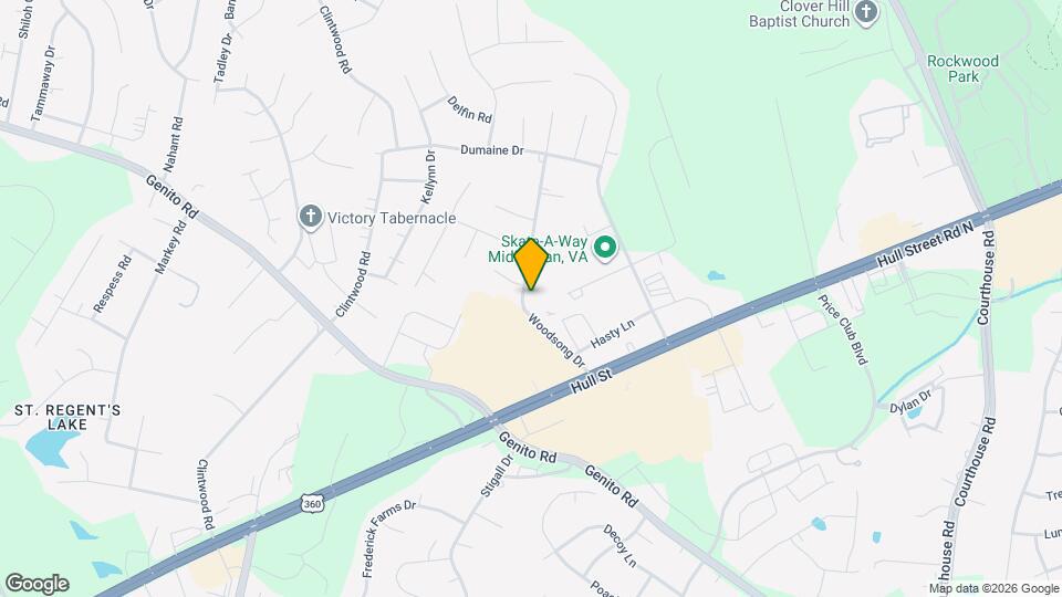 3401 Woodsong Dr Map and Location Details