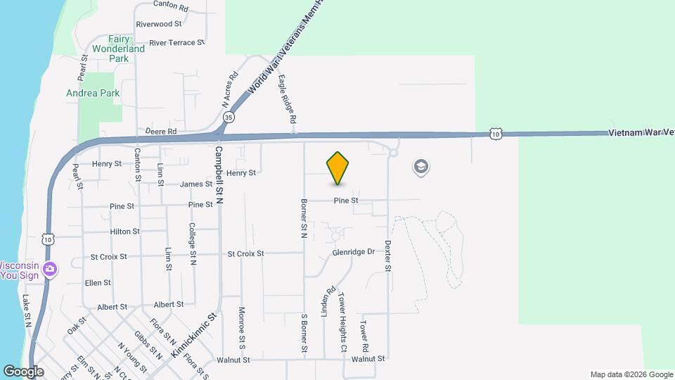 1600 Pine St Mapa y Detalles de la Ubicación