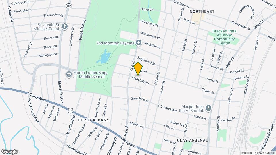 84 Mansfield St, Unit Shares apartment Map and Location Details