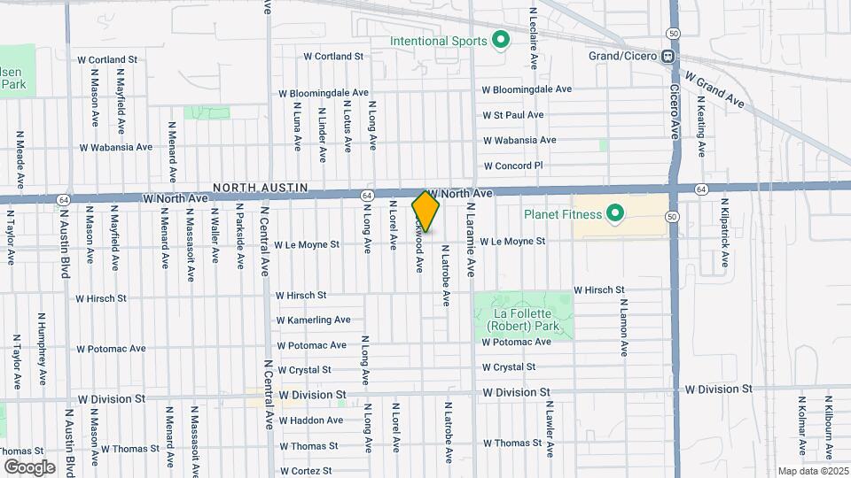 1501 N Lockwood Ave Map and Location Details