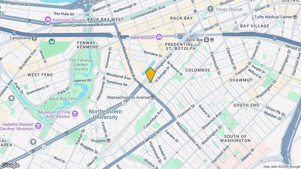 195 Saint Botolph St, Unit 1 Map and Location Details