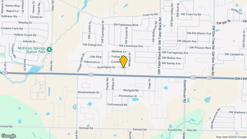 1250 Kensington Dr Mapa y Detalles de la Ubicación