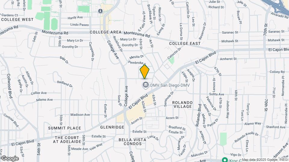 6233 Rose St Map and Location Details