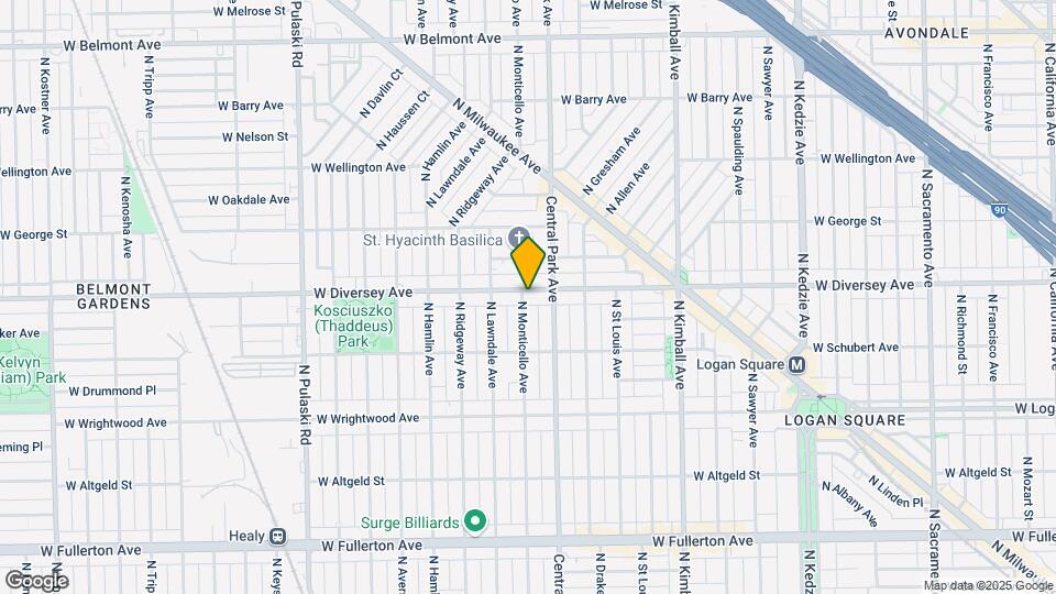 2757 N Monticello Ave Map and Location Details