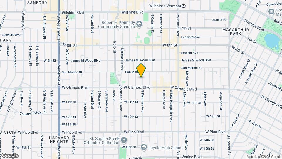 969 S Kenmore Ave Map and Location Details