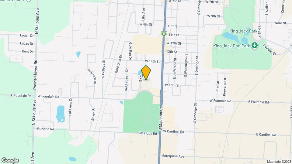 Webb City Apartments Map and Location Details