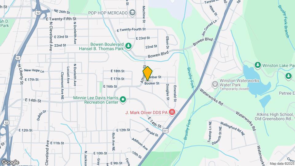 2219 Booker St Map and Location Details