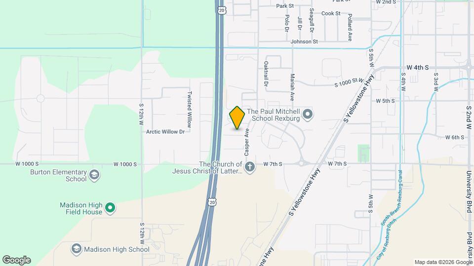 890 Andrews Pl Mapa y Detalles de la Ubicación