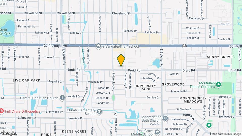 712 Canterbury Rd Map and Location Details