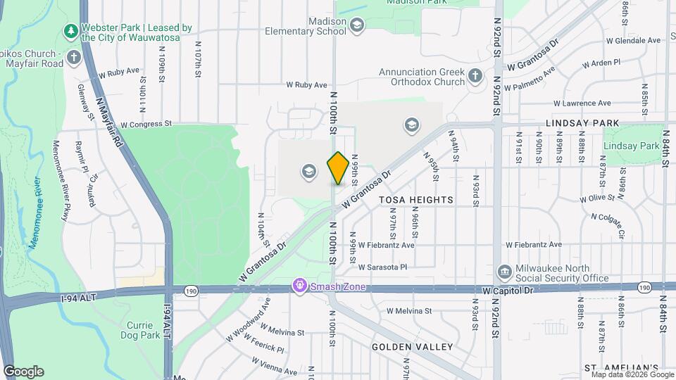 4230 N 100th St, Unit #3 Map and Location Details