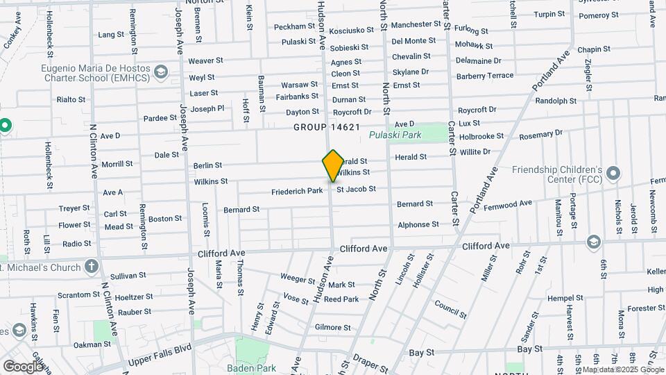 740 Hudson Ave Map and Location Details