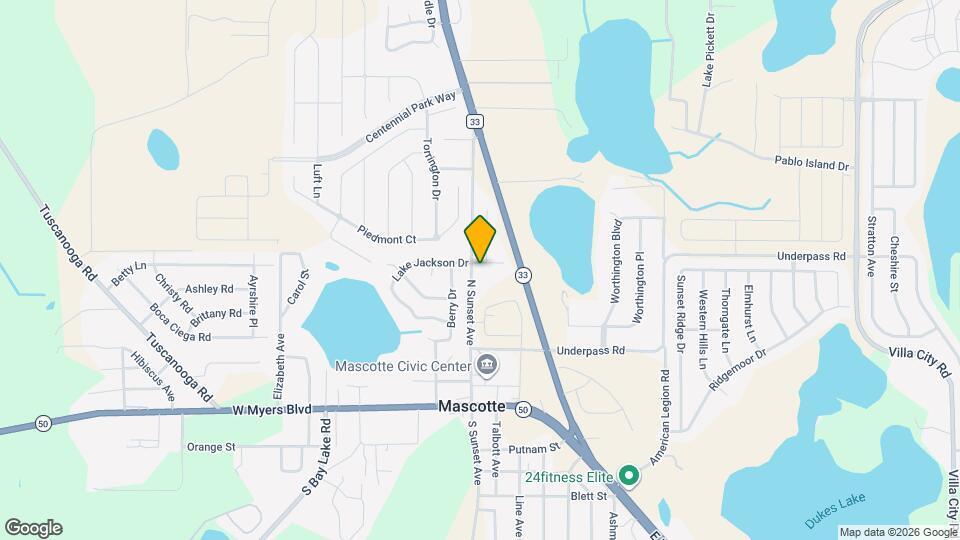 1600 Mayaro Ct Map and Location Details