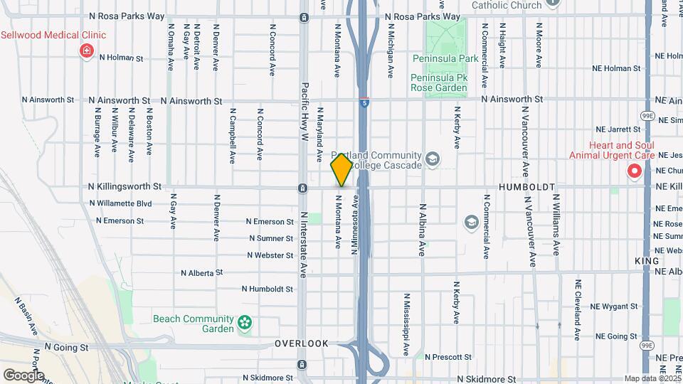 5430 N Montana Ave Map and Location Details