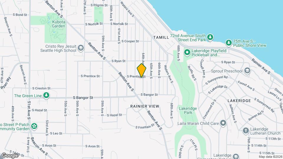 10407 64th Ave S Map and Location Details