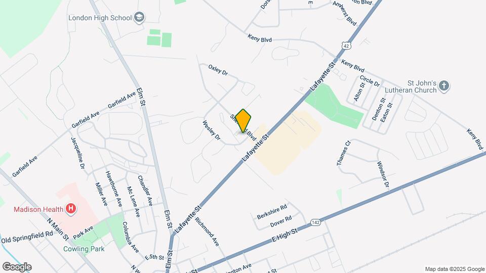 London Village Apartments Map and Location Details