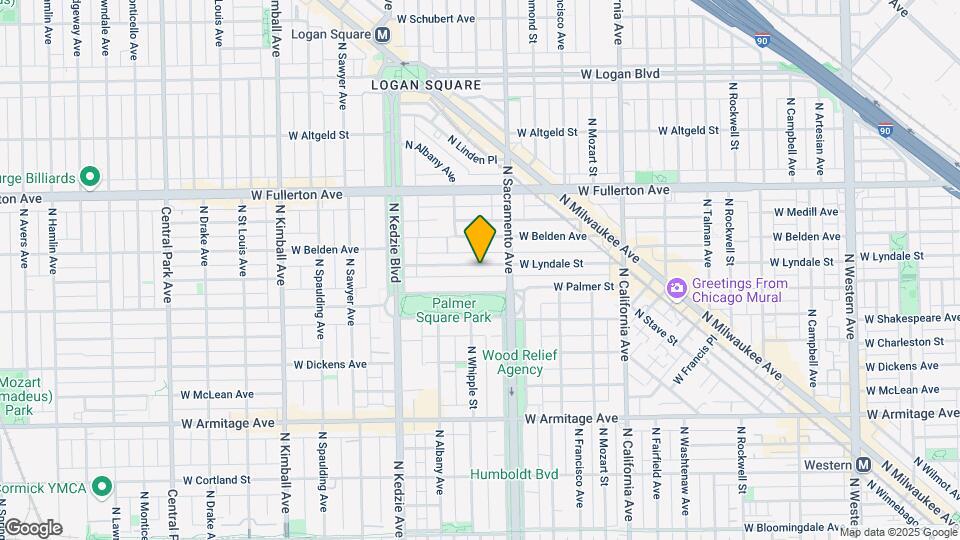 3031 W Lyndale St, Unit G Map and Location Details