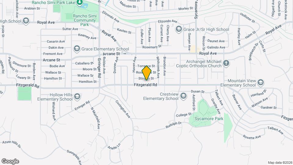 2209 Fitzgerald Rd Map and Location Details