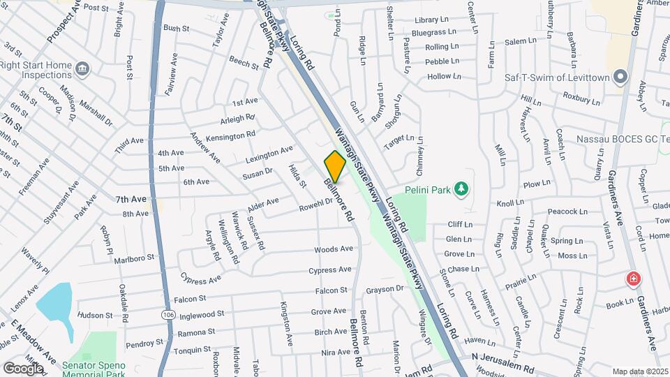 349 Bellmore Rd Map and Location Details