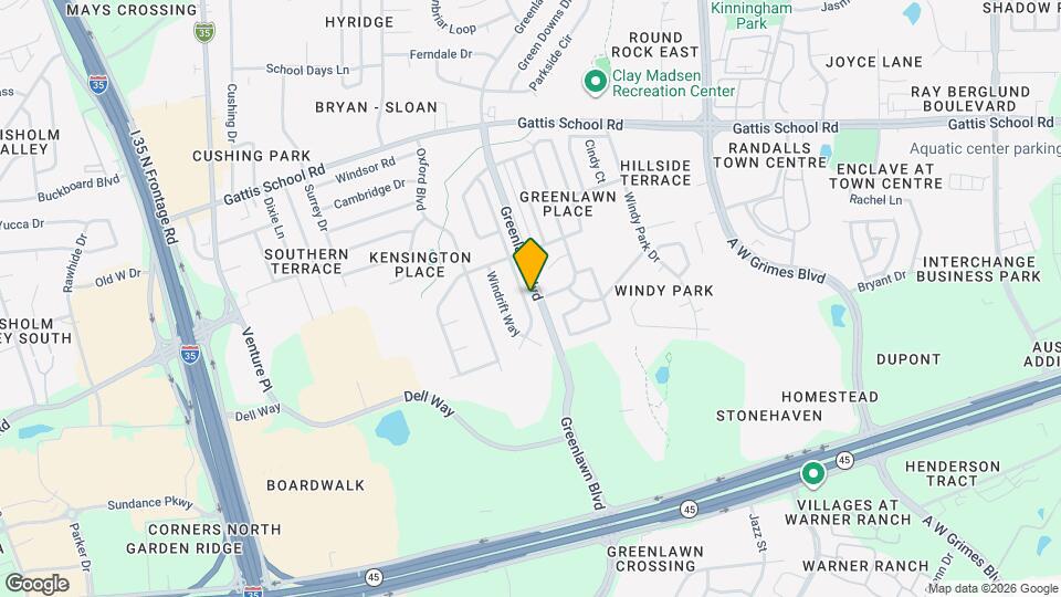 2315 Windsong Trail Map and Location Details