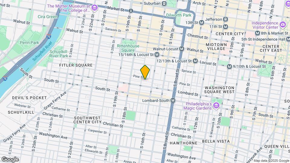 1634 Waverly St Map and Location Details