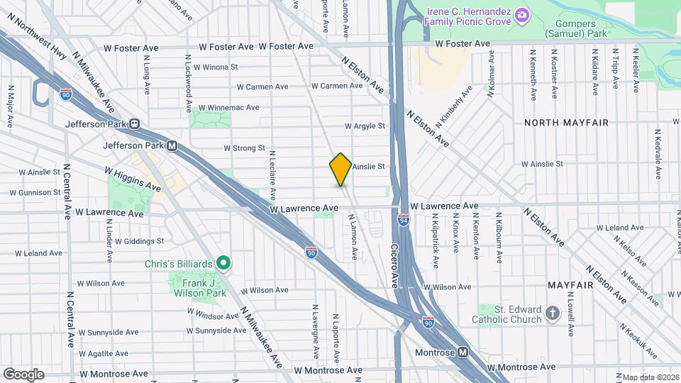 4915 W Gunnison St Map and Location Details