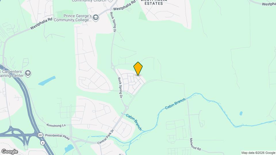 9713 Glassy Creek Way Map and Location Details