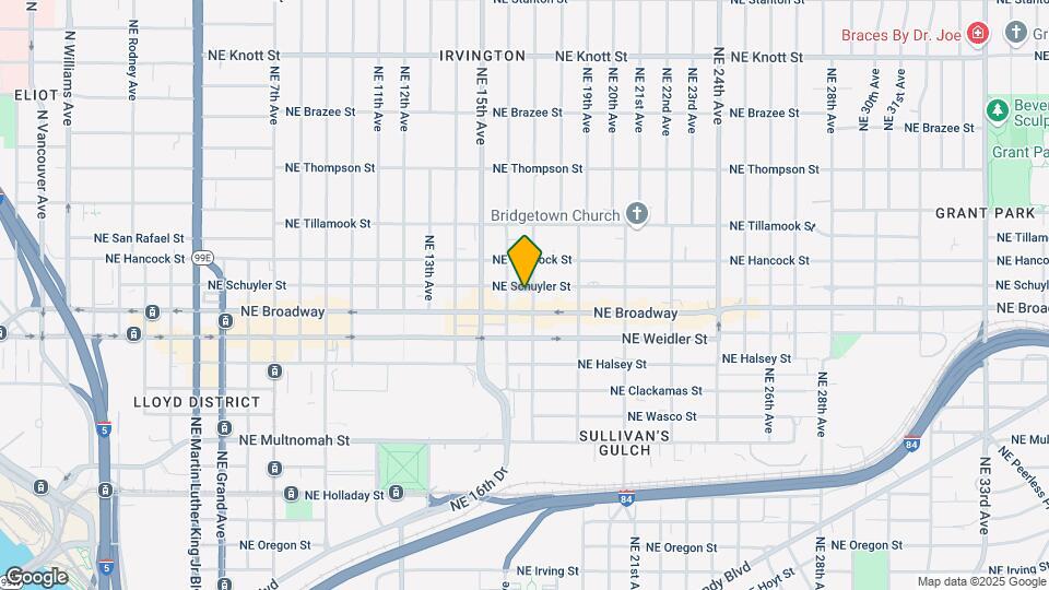 1729 NE 17th Ave Map and Location Details