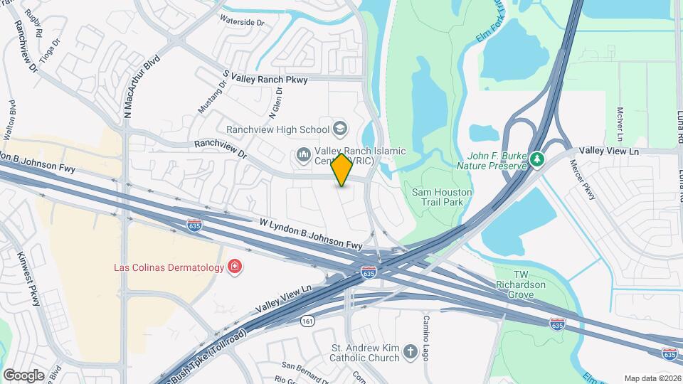 7940 Southfork Bend Map and Location Details