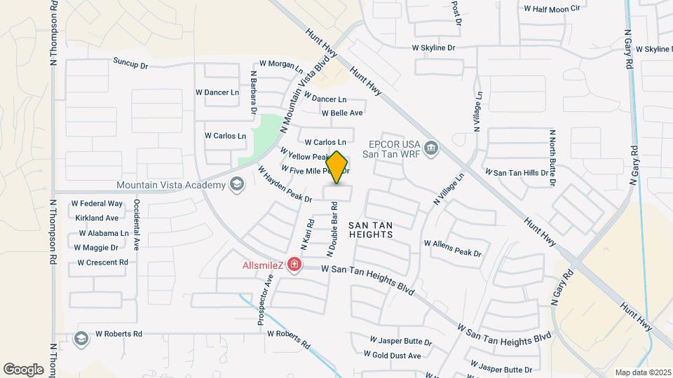 3119 W Silver Creek Dr Map and Location Details