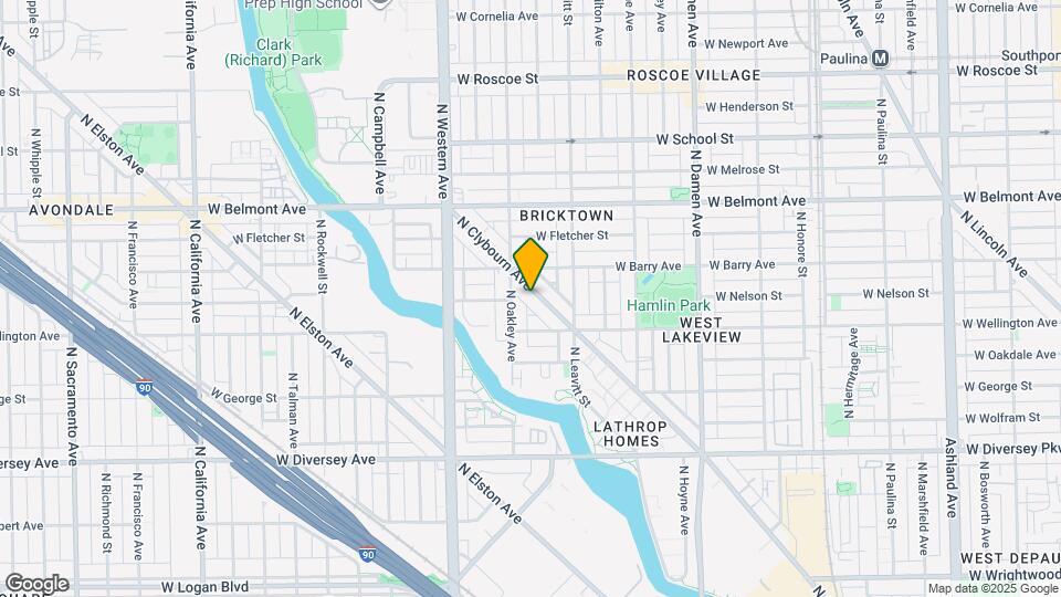 3048 N Clybourn Ave Map and Location Details