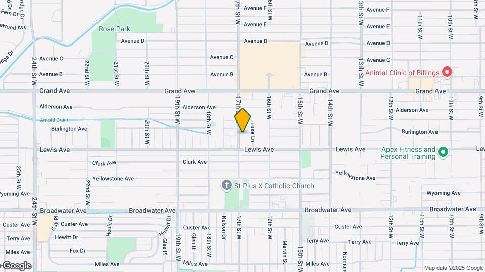 1117 17th St W Mapa y Detalles de la Ubicación