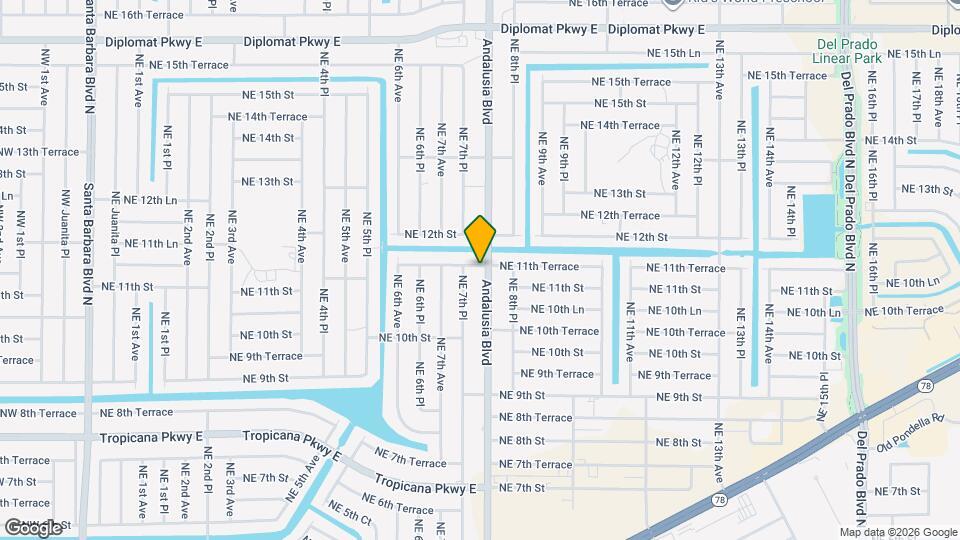 724 NE 11th Terrace Map and Location Details