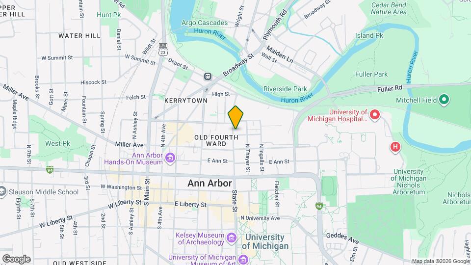 406 N State St Map and Location Details