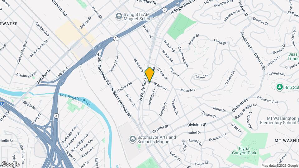 3192 Verdugo Rd, Unit A Map and Location Details