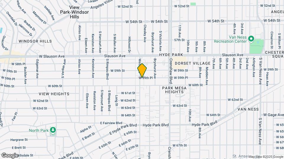 3550-3554 W 59th Pl Mapa y Detalles de la Ubicación