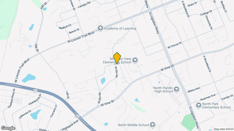 1506 W Elm Rd Map and Location Details