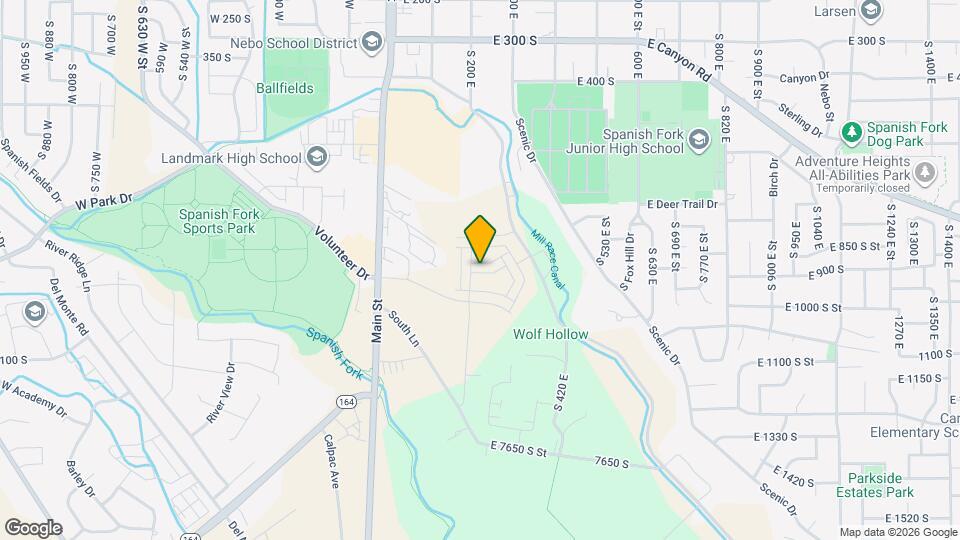 216 E 850 S Map and Location Details