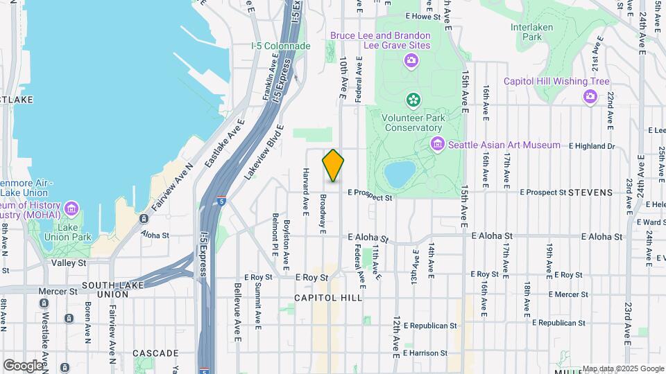 910 E Prospect St Map and Location Details
