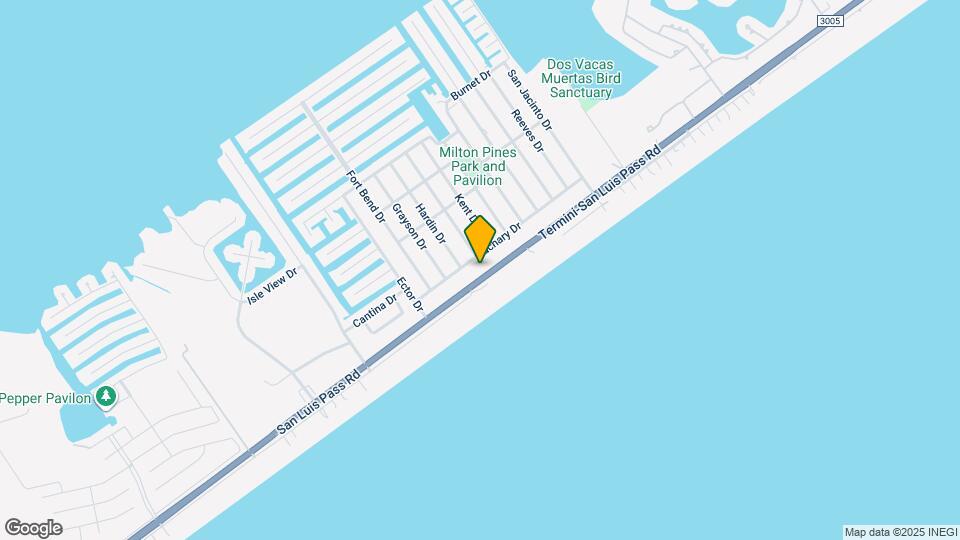 21822 Termini-San Luis Pass Rd Mapa y Detalles de la Ubicación