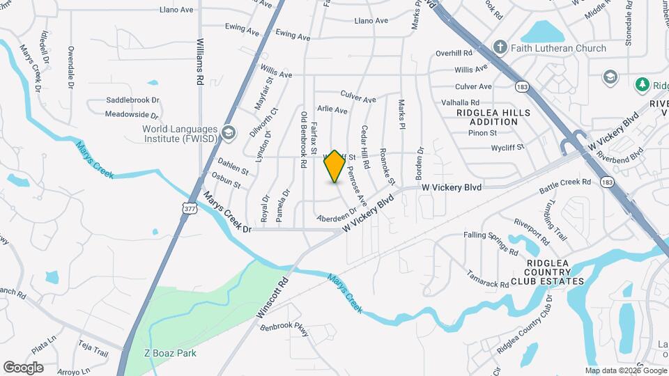 5036 Gilbert Dr Map and Location Details