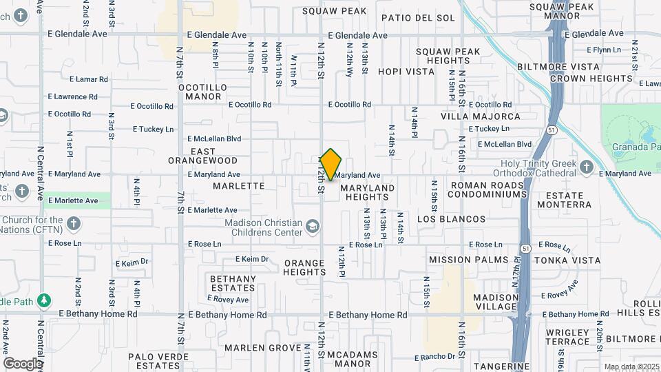 Vesta on 12th Mapa y Detalles de la Ubicación