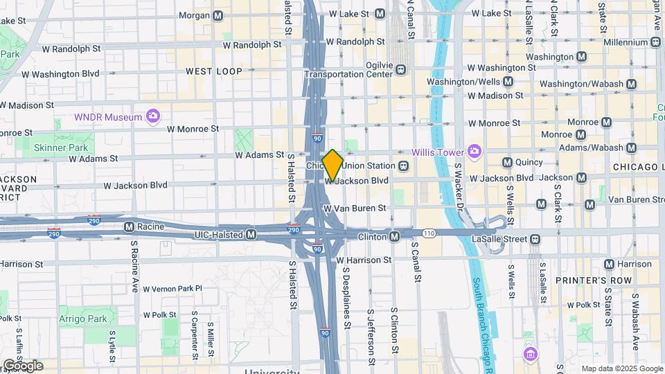711 W Jackson Blvd Map and Location Details