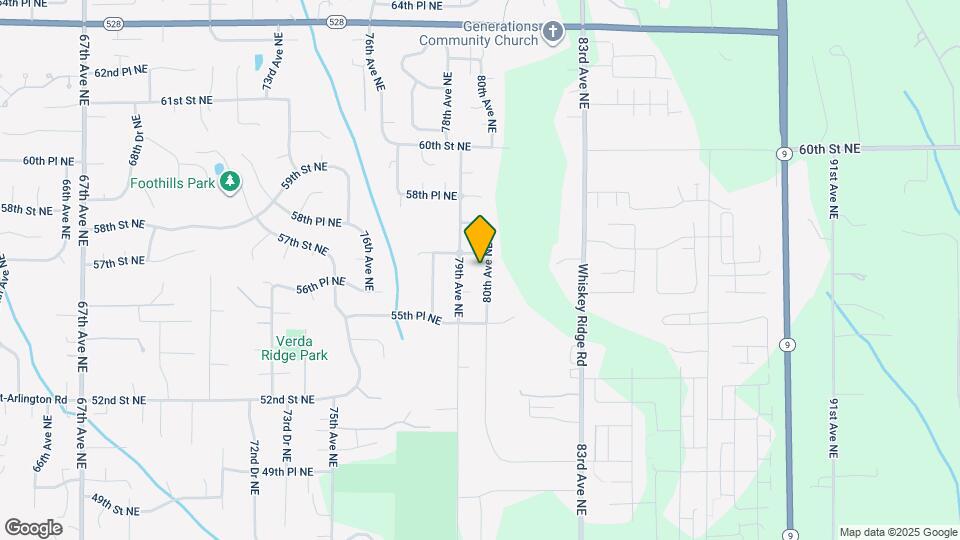 5620 80th Ave NE Map and Location Details