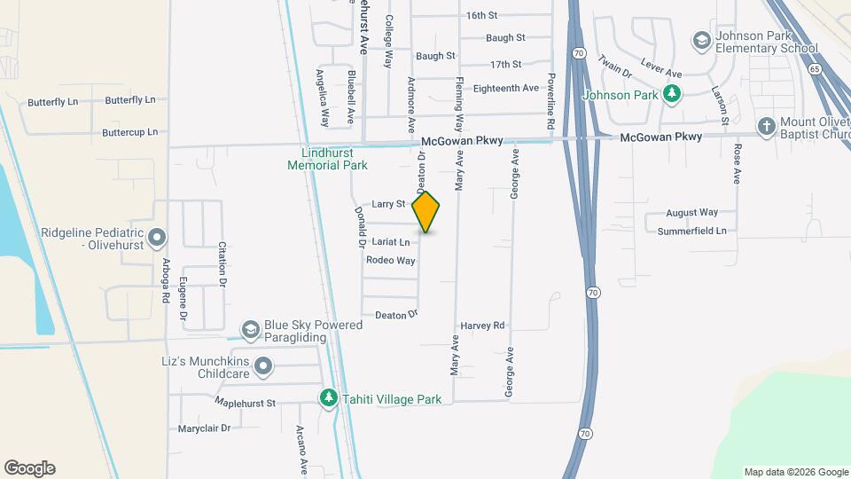 4121 Deaton Dr Map and Location Details