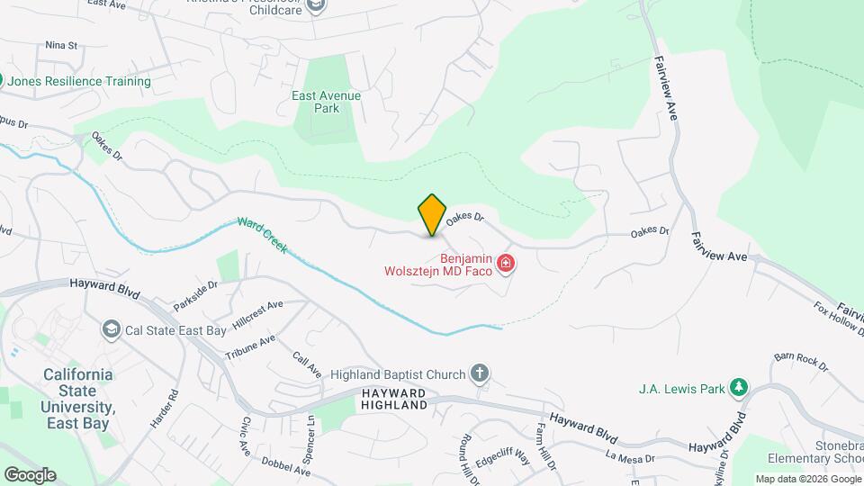 3619 Oakes Dr Map and Location Details