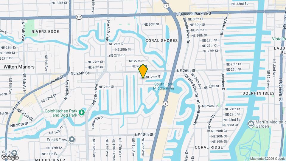 2416 NE 19th Ter Map and Location Details