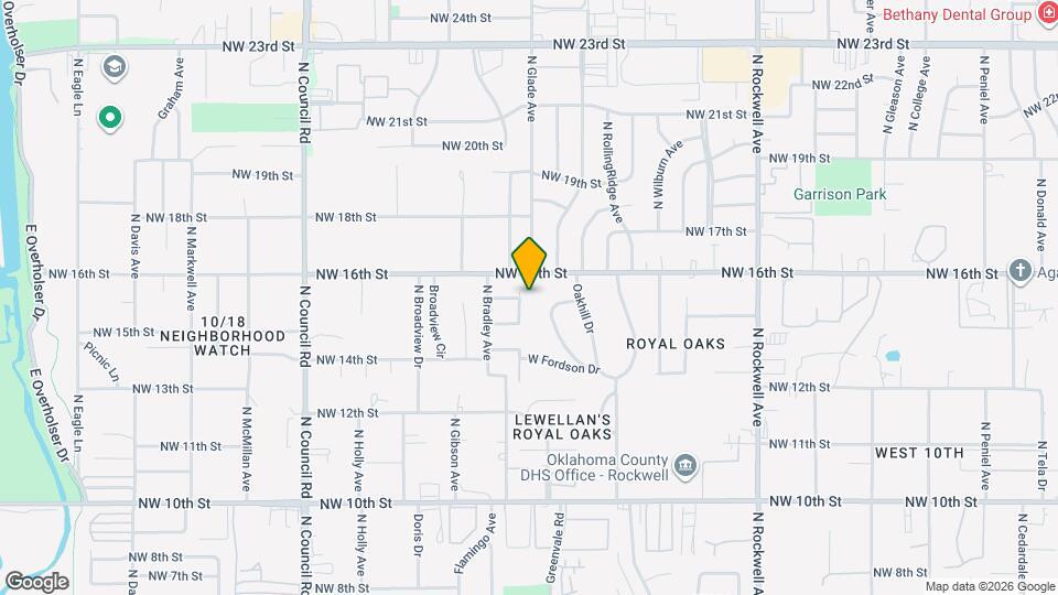 1548 Bradley Pl Map and Location Details