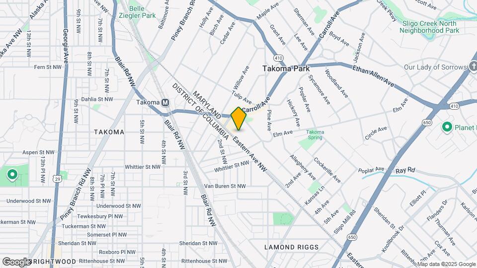 6839 Eastern Ave NW Map and Location Details