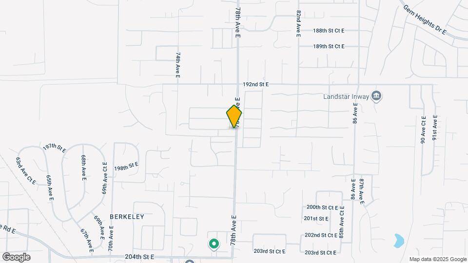 19425 77th Ave Ct E Map and Location Details